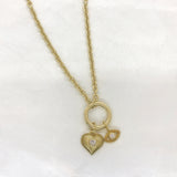 925/18k Vermeil CZ Evil Eye Charm