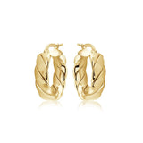 Miss Mimi - 925/14k Vermeil Small Lucia Hoops