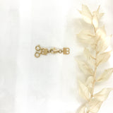14k Yellow Gold 2 Necklace Layer Holder