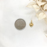 10k Gold Puff Heart Charm