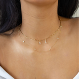 10k Gold Mini Diamond Initial Pendant