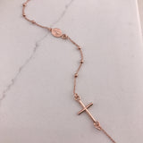 14k Gold Rosary Bracelet