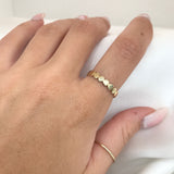 10k Yellow Gold Wrap Around Heart Ring