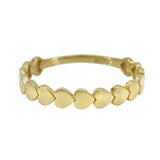10k Yellow Gold Wrap Around Heart Ring