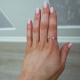 10k Gold Heart Shape Birthstone Ring