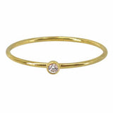 14k Gold Filled CZ Ring