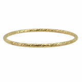 14k Gold Filled Sparkle Cut Ring