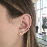 10k Square Ear Cuff