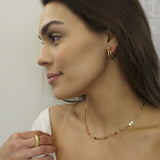 925/18K Vermeil Croissant Open Ring