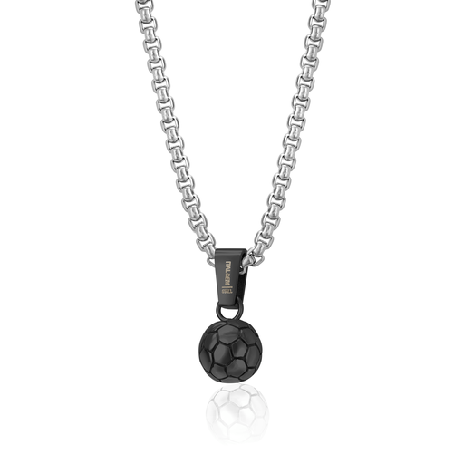 Stainless Steel Soccer Ball Necklace