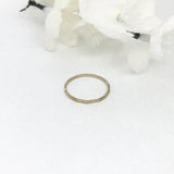 14k Gold Filled Hammered Ring