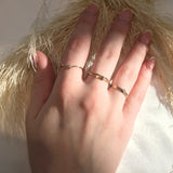 14k Gold Filled CZ Arrow Ring