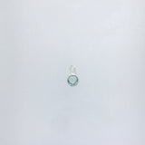 925 Sterling Silver Round Birthstones Pendants