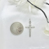 10k Gold Tube Crucifix