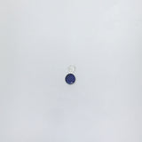 925 Sterling Silver Round Birthstones Pendants