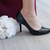 925 Sterling Silver Infinity Anklet