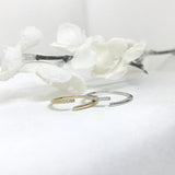 10k Gold Stackable Diamond Bypass Ring