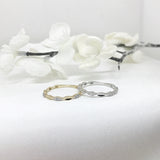 10k Gold Stackable Diamond Marquise Cut Ring