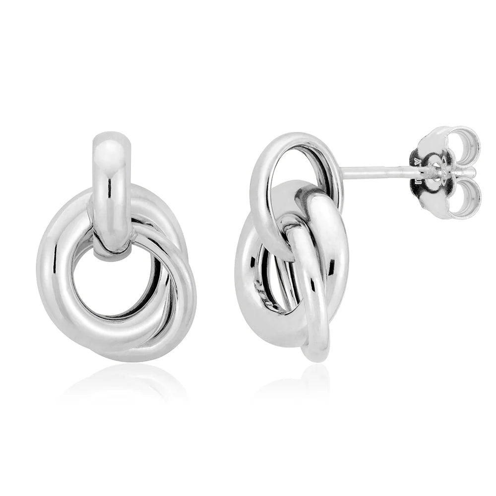 Miss Mimi - 14k/925 Vermeil Double Circle Earring