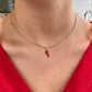 Red Corno Pendant