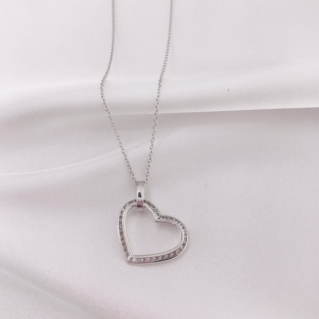 Valentina Cuore CZ Necklace
