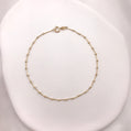 Gold Sparkle Cut Beaded Bracelet