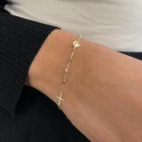 10k Yellow Gold Rosary Bracelet