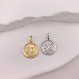 Engravable- 10k Gold Baptism Pendant
