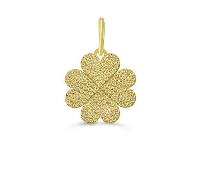 Lucky Retro Clover Pendant