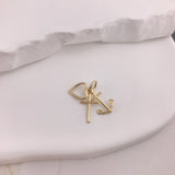 10k Gold Hope, Faith and Charity Pendant