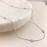 10k Gold Cubic by the Yard Necklace