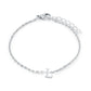 Stainless Steel Initial Bracelets by Veloria