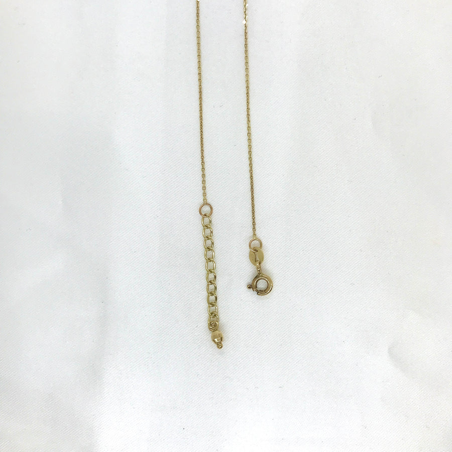 10k Yellow Gold Star Necklace