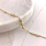 925/18K Vermeil CZ Bracelet