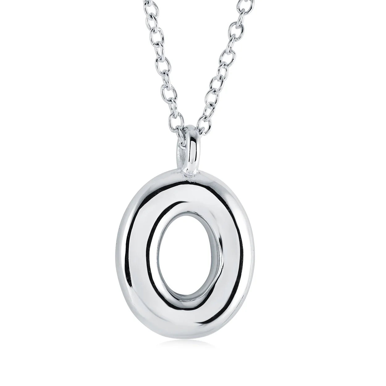 Stainless Steel Bubble Initial by Veloria