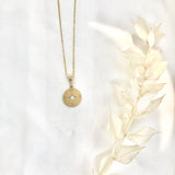 10k Yellow Gold Compass Necklace
