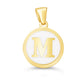 Giulia White Initial Necklace