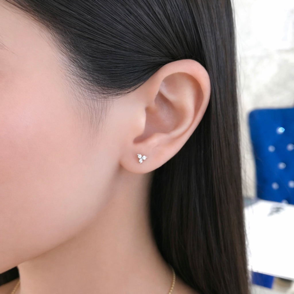 Everyday CZ Lotus Studs