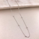 10k Gold Spaced Out Ball Necklace