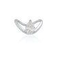 Pear CZ Solitaire Wave Cocktail Ring