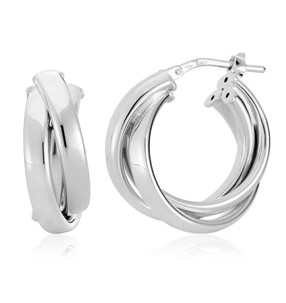 Criss Cross Hoops by Miss Mimi