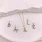 Classic Mini Initial Diamond Pendant