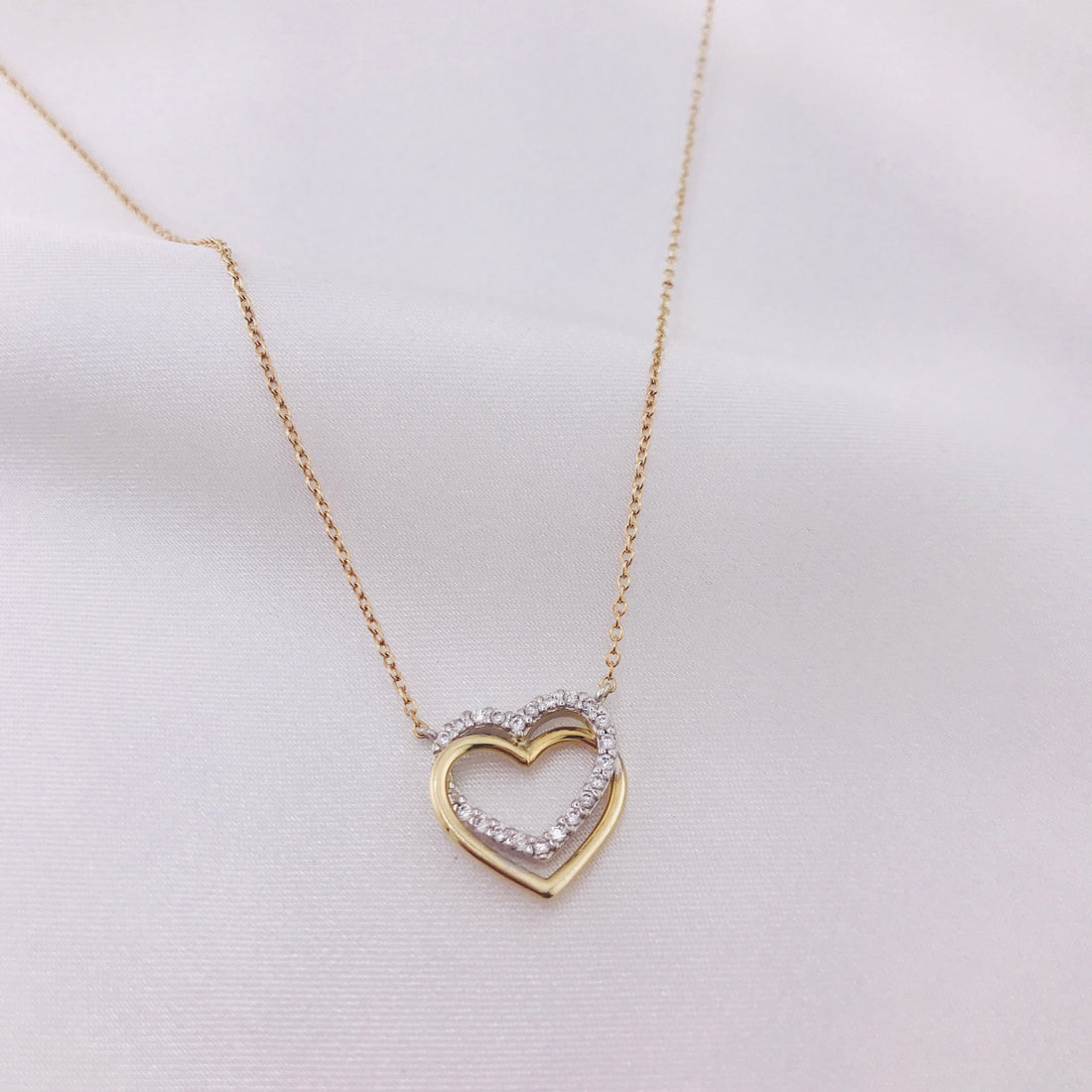 Valentina Love CZ Necklace