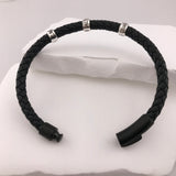 Personalized Silver Bead Bracelet