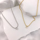 Timeless Bezel CZ Necklace