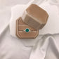 Stella Halo Birthstone Ring