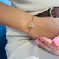 Teacher's Gift- Dolce Double Heart Bracelet