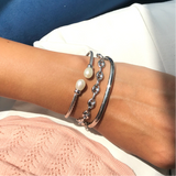 Miss Mimi- 925/14k Vermeil The Sleek and Simple Bangle