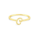 Bella Script Initial Ring