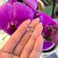 Giulia Flower CZ Comfort Backs
